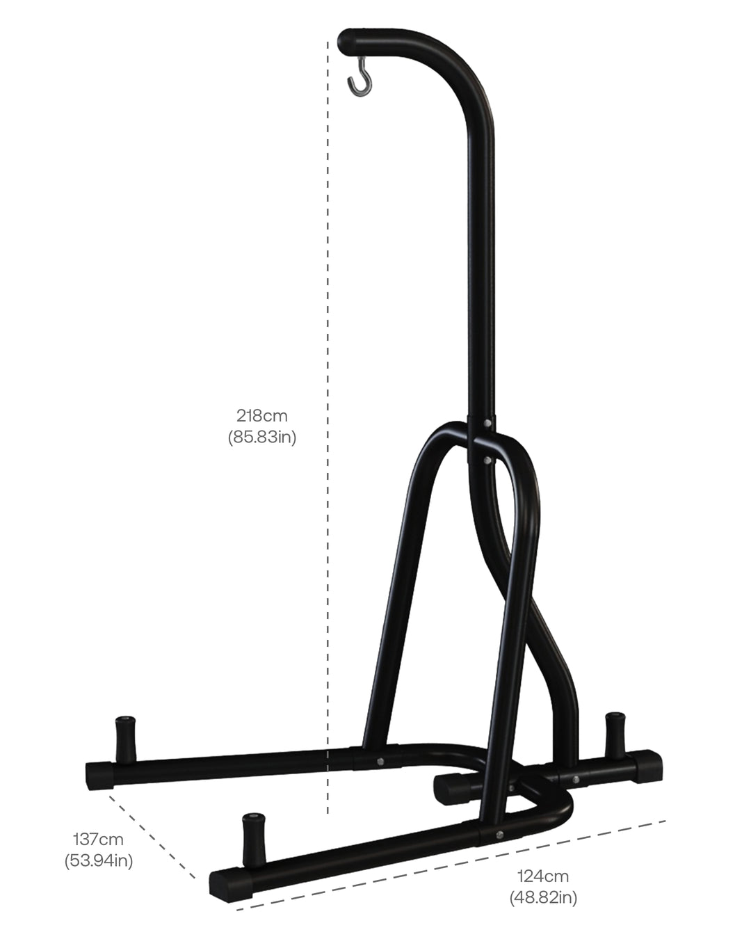 The Body Bag with Tripod Stand (Black)